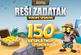 Rešite jednostavan zadatak i osvojite do 150 besplatnih spinova!